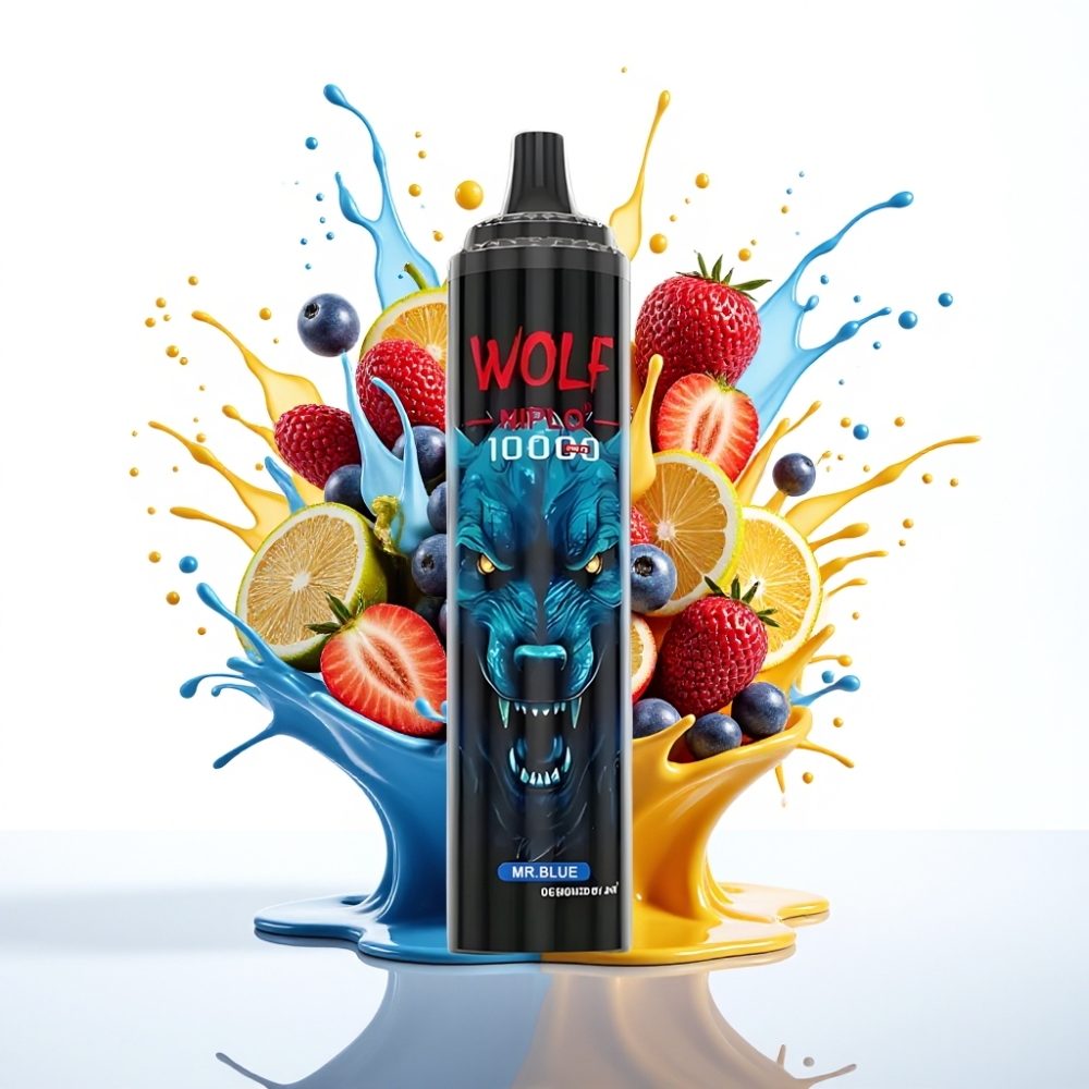 JNR Wolf Niplo 10000 Puffs Disposable Vape – 20ml, 650mAh, Type-C, Mr Zils (1.0 Ohm Mesh Coil)