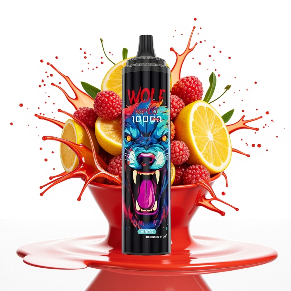 JNR Wolf Niplo 10000 Puffs Disposable Vape Vimto – 20ml, 650mAh, Type-C