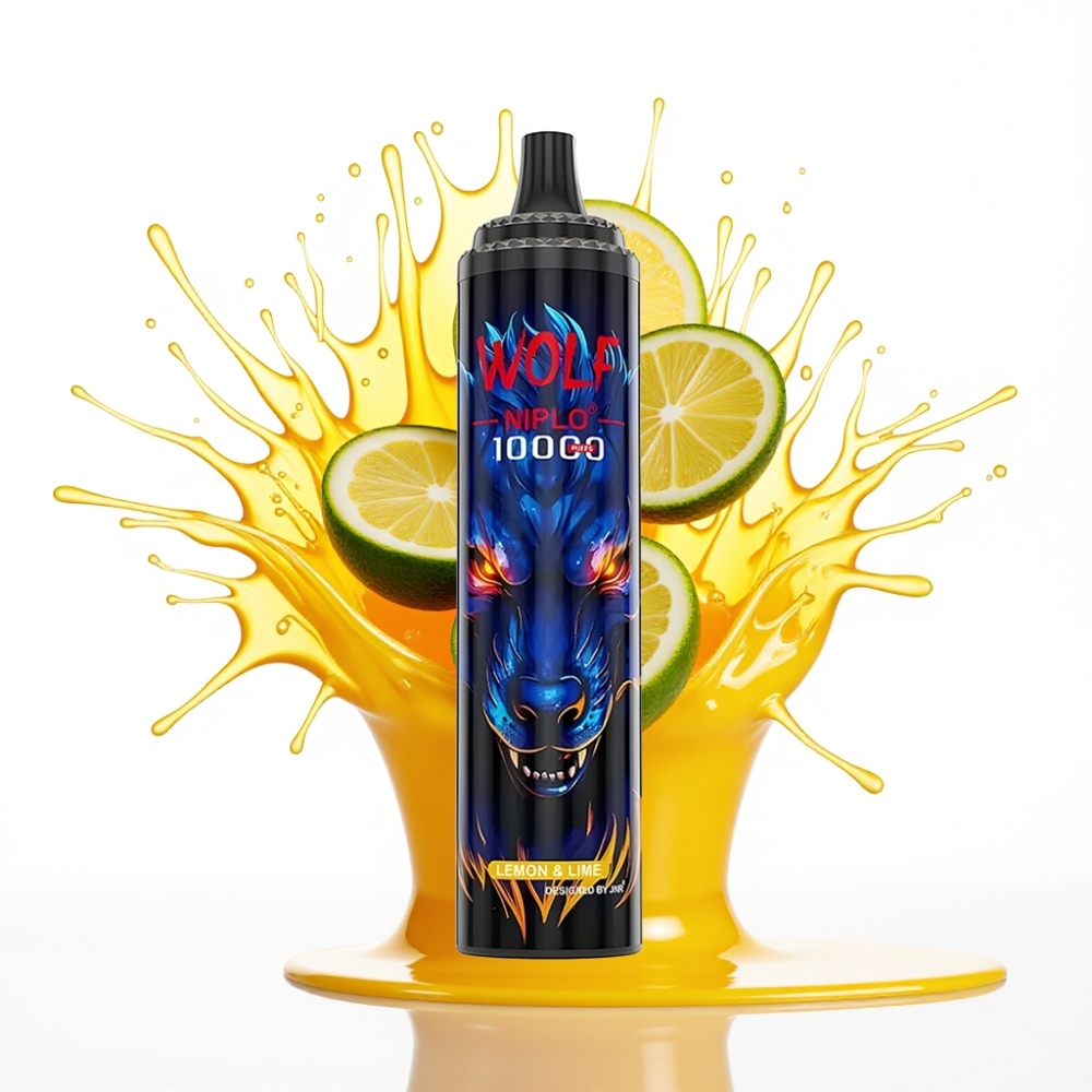 JNR Wolf Niplo 10000 Puffs Dispozablā Vape Citrons & Lai