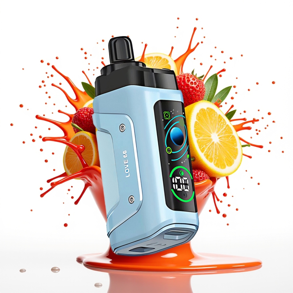 Razz Bar 45000 Puffs Disposable Vape Mīlestība 66 – 45000 Pūti, 1.0 Ohm, Regulējams Gaisa Plūsmas, Type-C Uzlāde