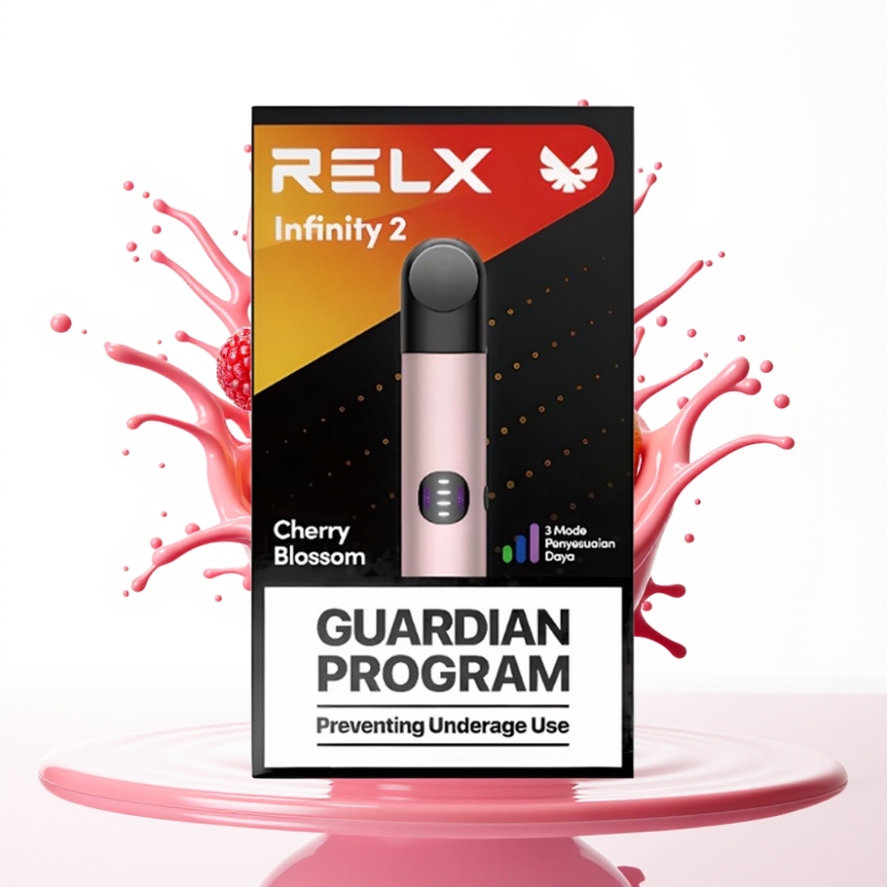 RELX Infinity 2 Vape Ierīce Rozā – 1,9 ml Pods, 440mAh, 3 Režīmi