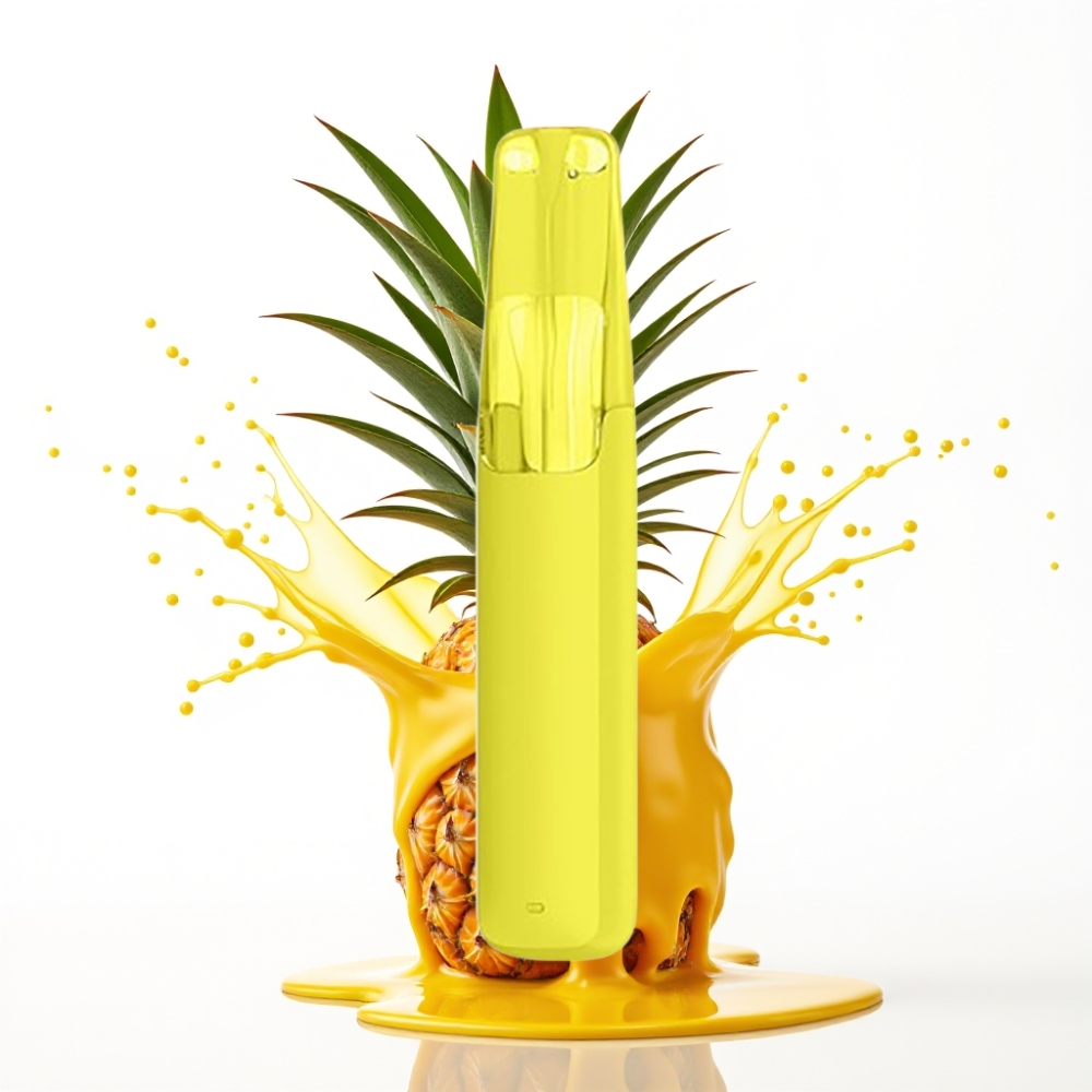 Snowplus Dash 4000 Puffs Disposable Device Citrons-Ananāss, Keramikas atomizers, 7.5 ml e-smēķis, 4000 pūtiens