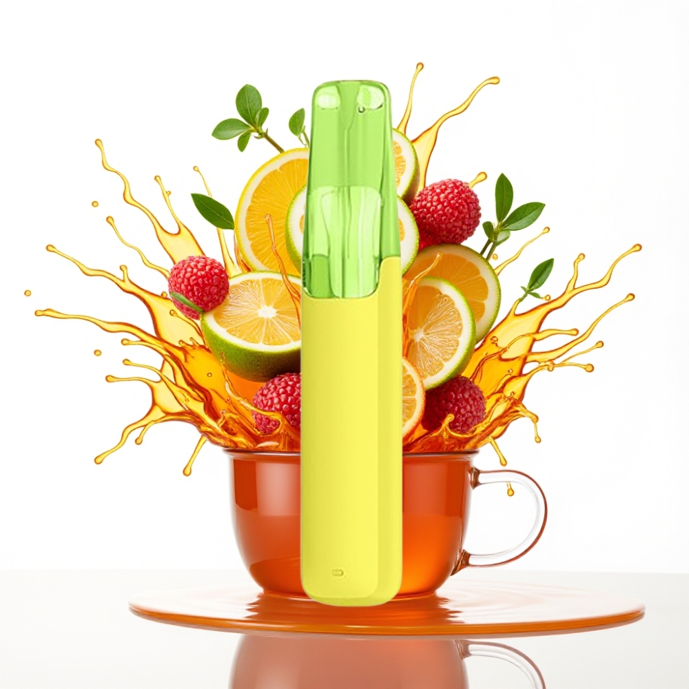 Snowplus Dash 4000 Puffs Disposable Device – Keramikas atomizētājs, 530 mAh baterija, 7.5 ml e-smēķe, Žasmīna LongJing tēja