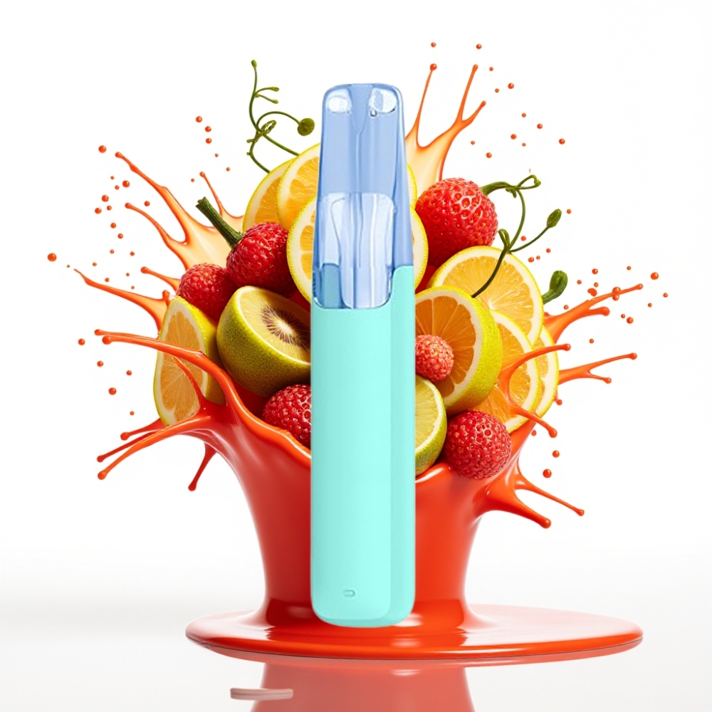 Snowplus Dash 4000 Puffs Disposable Device – Keramikas atomizators, 530 mAh baterija, 7.5 ml e-šķidrums, Mentola Plus