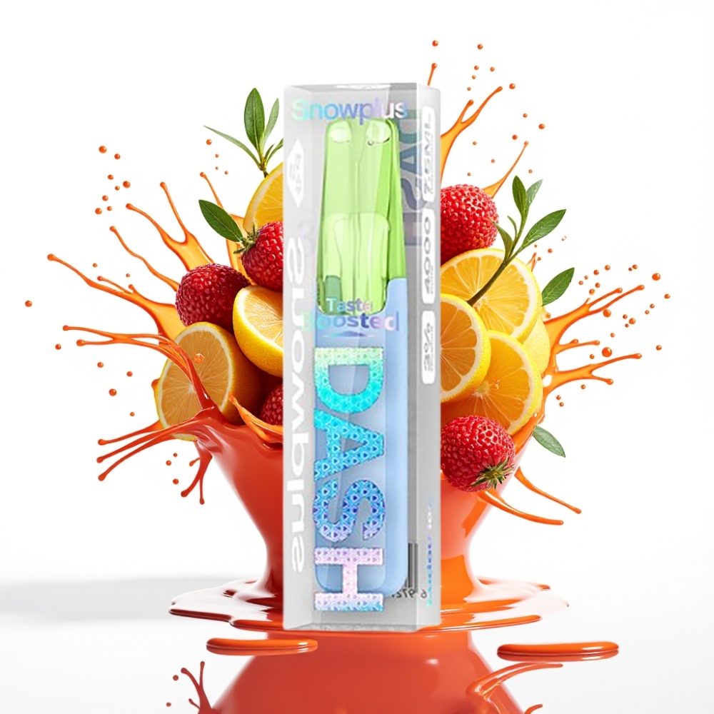 Snowplus Dash 4000 Puffs Disposable Device Ludou Ledus – Keramikas atomizētājs, 530 mAh baterija, 7.5 ml e šķidrums