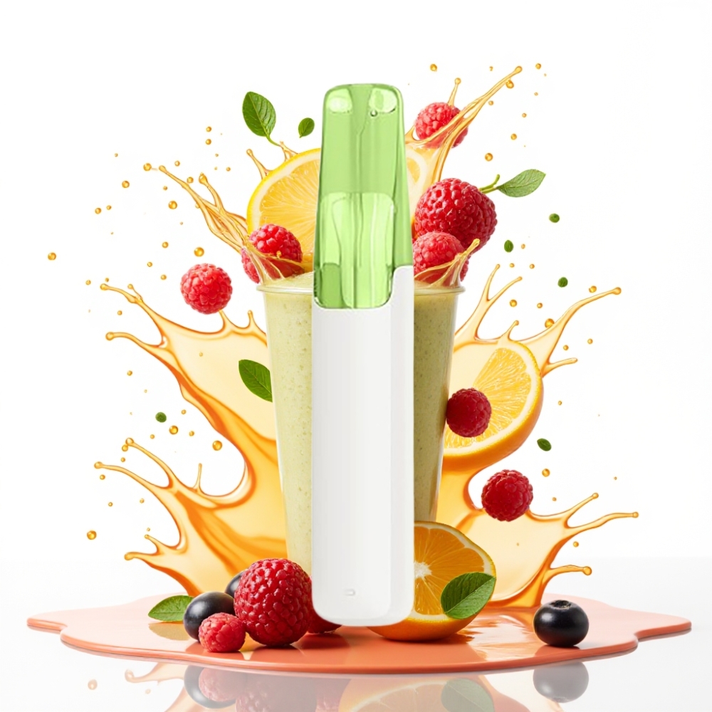 Snowplus Dash 4000 Puffs Disposable Device Matcha Smukais Dzēriens – Keramikas atomizators, 530 mAh baterija, 7.5 ml e-šķidrums
