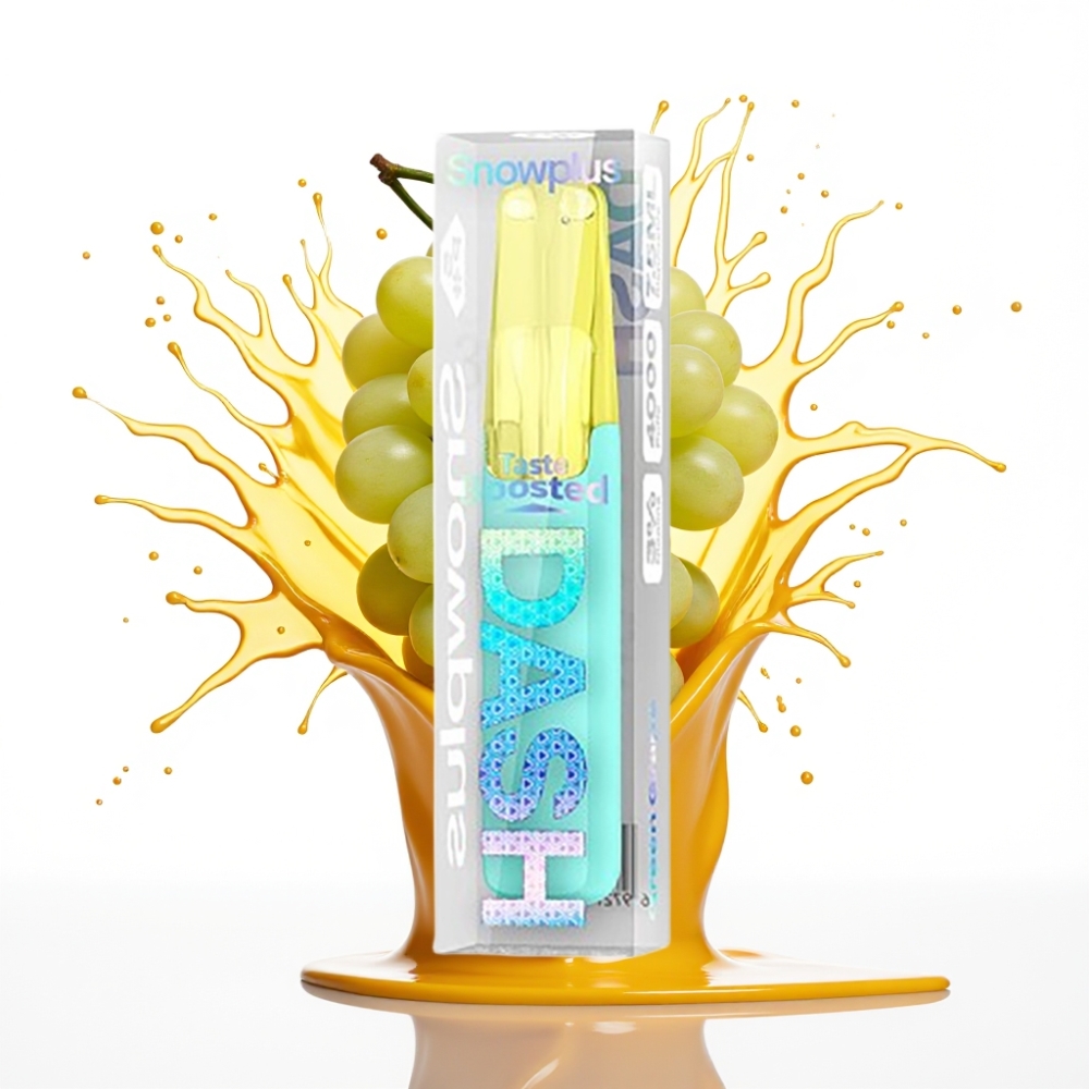 Snowplus Dash 4000 Puffs Disposable Device Zaļā vīnoga – 4000 pūtieni, 7.5 ml, 530 mAh