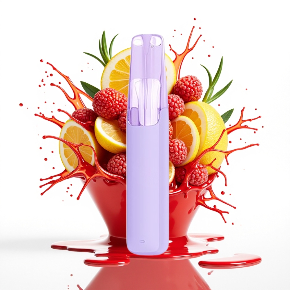 Snowplus Dash 4000 Puffs Izmetamā Ierīce – Keramikas atomizers, 530 mAh, 7,5 ml (Taro Ledus)