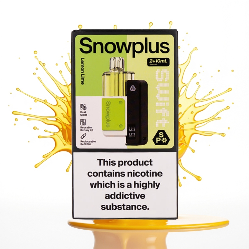 Snowplus Swift 5000 Puffs Prefilled Pod Kit Citrons Laipns, 1000 mAh, 2+10 ml, 2% nikotīns