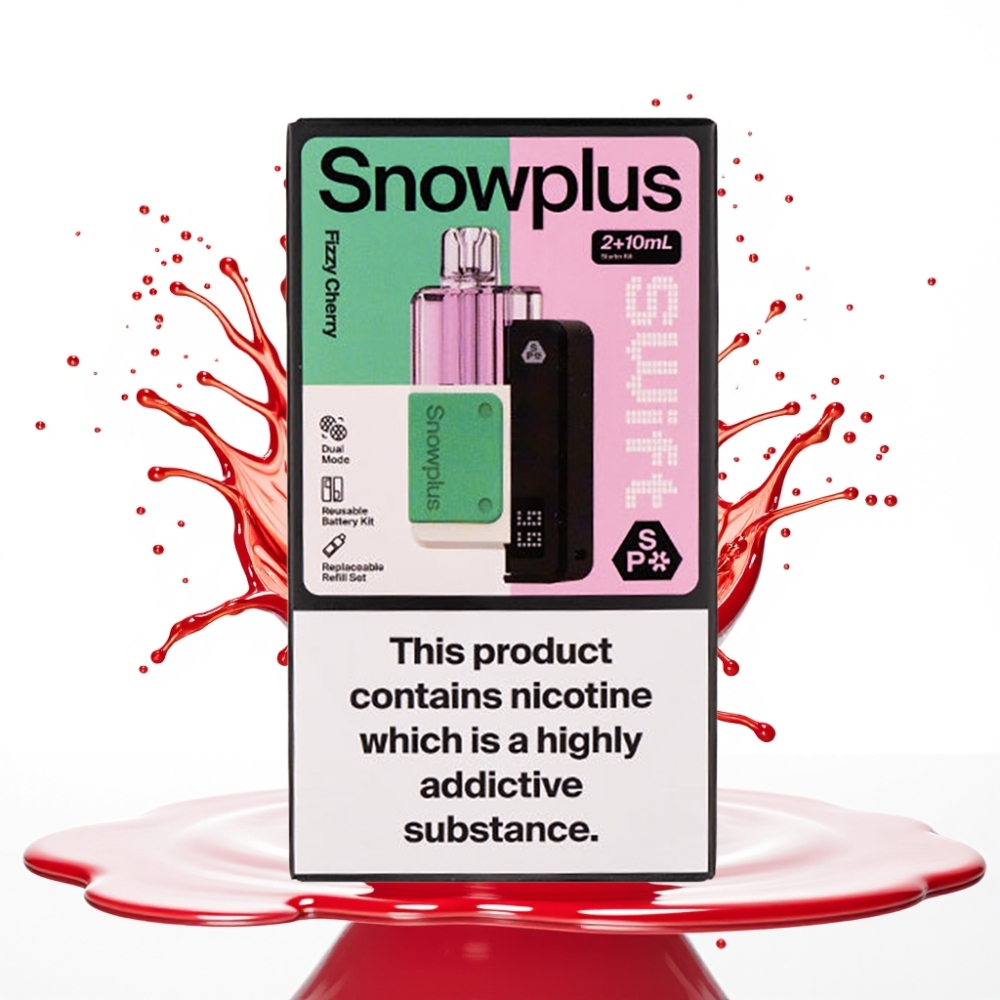 Snowplus Swift 5000 Puffs Prefilled Pod Kit Dzidrā Ķirše, 1000 mAh, 2+10 ml, 2% nikotīna
