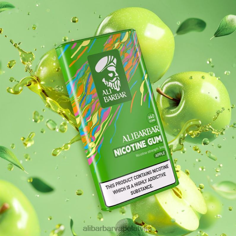 Alibarbar Vape Flavours - Alibarbar nikotīna gumija ābolu B288098